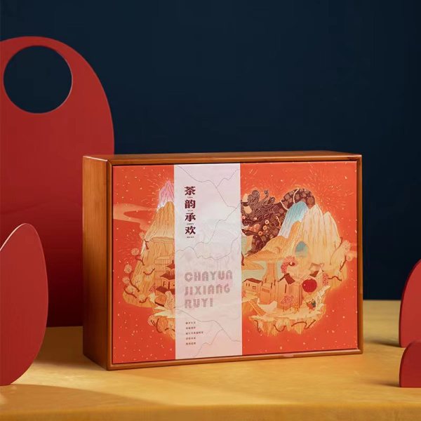 旅行茶具茶食礼盒套装 中式国风伴手礼 送客户礼品周年礼品