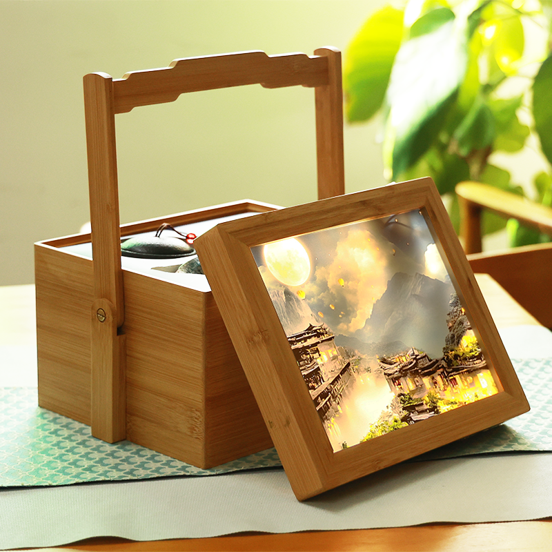 2023年中秋木质创意礼盒|中秋客户礼品送什么