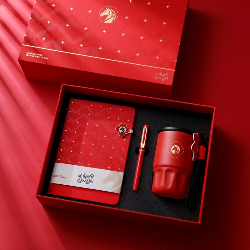 新年开门红系列笔记本三件套礼盒
