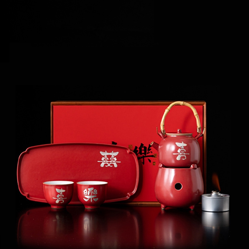 文创中国红喜乐煮茶五件套 (1)