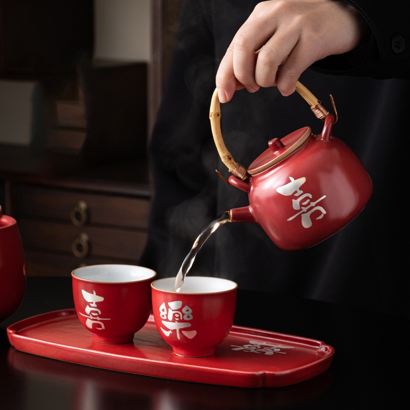 文创中国红喜乐煮茶五件套 (4)