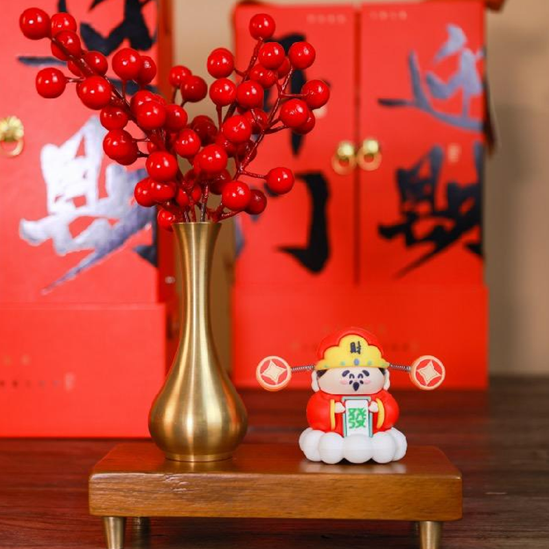 开门迎财财神摆件水杯礼盒 (5)